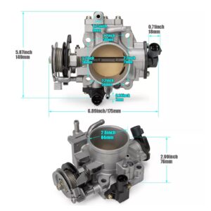1998-2002 Honda Accord SE EX LX 2.3L Throttle Body 16400-PAA-A61 Generic - Image 8
