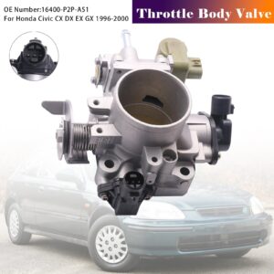 1996-2000 Honda Civic CX DX EX GX Throttle Body Assembly 16400-P2P-A51 Generic - Image 6