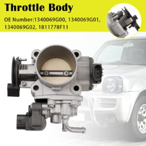 2000-2012 Suzuki Jimny Ignis Liana & Swift 1.3L Throttle Body 1811778F11 1340069G01 Generic - Image 6