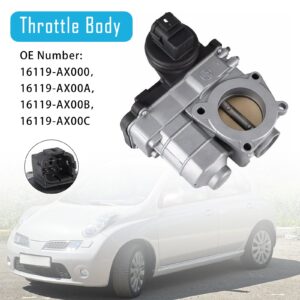 2003-2010 Nissan Micra III K12 1.0 16V Throttle Body 16119-AX000 16119-AX00C Generic - Image 5