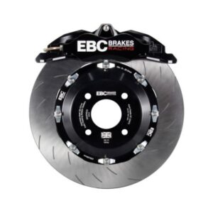 EBC Racing 92-00 BMW M3 (E36) w/Meyle Control Arms Black Apollo-4 Calipers 330mm Rotors Front BBK - Image 3