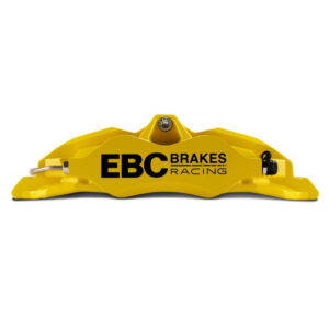 EBC Racing 92-00 BMW M3 (E36) w/Meyle Control Arms Yellow Apollo-4 Calipers 330mm Rotors Front BBK - Image 2