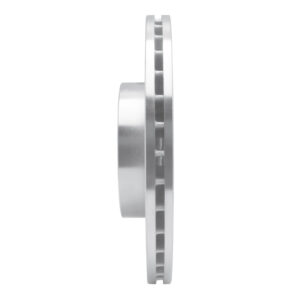 R1 01-03 Volkswagen EuroVan Front Right Drilled & Slotted Silver Brake Rotor - Image 3