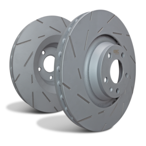 EBC 2020+ Tesla Model Y AWD Front USR Slotted Rotors - Image 2