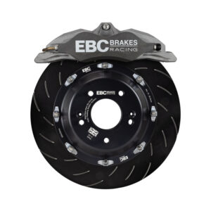 EBC Racing 12-17 Ford Fiesta ST MK7 1.6L Turbo Anodized Apollo-4 Calipers 300mm Rotors Front BBK - Image 4