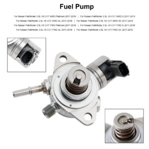 2017-2018 Nissan Pathfinder 3.5L V6 CVT FWD Platinum S SL SV High Pressure Fuel Pump 166306KA0A Generic - Image 7