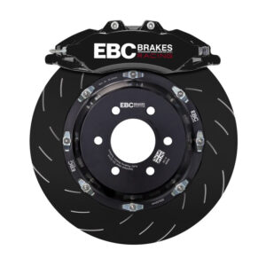 EBC Racing 07-13 BMW M3 (E90/E92/E82) Black Apollo-6 Calipers 380mm Rotors Front Big Brake Kit - Image 3