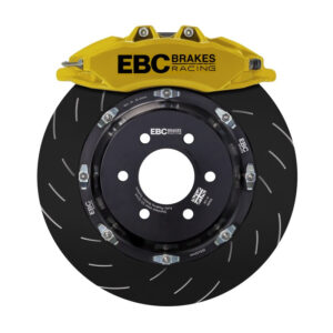 EBC Racing 00-06 BMW M3 (E46) Yellow Apollo-6 Calipers 355mm Rotors Front Big Brake Kit - Image 3