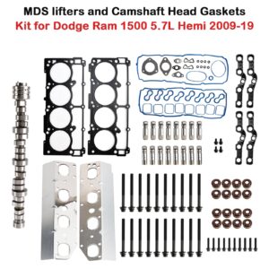 2011-2019 Ram 1500 5.7L Engine MDS lifters and Camshaft Head Gaskets Kit 53022263AF 5038684AA - Image 2