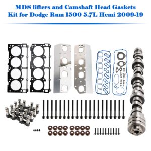 2011-2019 Ram 1500 5.7L Engine MDS lifters and Camshaft Head Gaskets Kit 53022263AF 5038684AA - Image 5