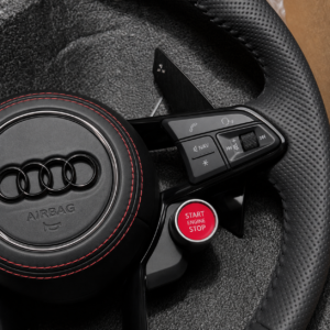 Audi RS-Style Custom Flat-Bottom Steering Wheel with Airbag & Paddle Shifters – 2012+ - Image 8