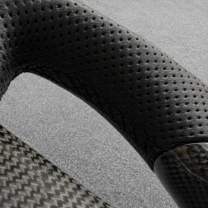 Honda Accord 8th Gen (2008–2012) Custom Honeycomb Carbon-Fiber Flat-Bottom Steering Wheel with Airbag - Image 4