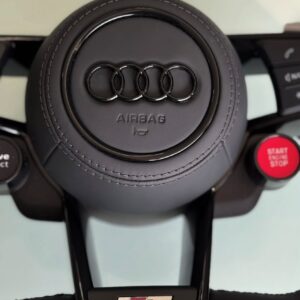 Audi R8-Style Flat-Bottom Multifunction Steering Wheel with Start/Stop & Drive Select - Image 6