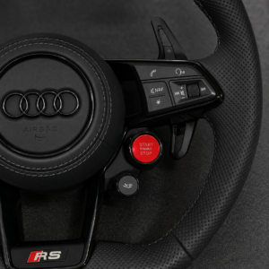 Audi S-Line Custom Full-Leather Flat-Bottom Steering Wheel with Airbag & Start/Stop - Image 4