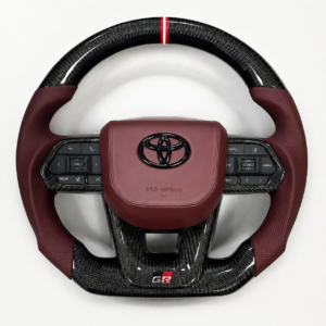 Toyota Fortuner & Hilux GR-Style Custom Carbon Fiber Steering Wheel – Multiple Finish Options - Image 4