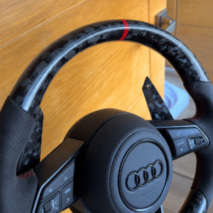 Audi RS Custom Forged Carbon Fiber & Alcantara Steering Wheel - Image 3