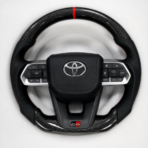 Toyota Fortuner & Hilux GR-Style Custom Carbon Fiber Steering Wheel – Multiple Finish Options - Image 5