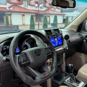 Toyota LC300-Style Custom Flat-Bottom Steering Wheel with Airbag & Controls – Multiple Models - Image 3