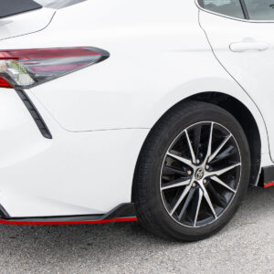2018-2024 Toyota Camry SE/XSE Black-Red Complete Aero Kit - Image 3
