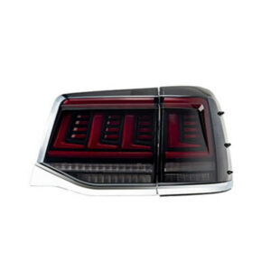 2016-2021 Toyota Land Cruiser LED Tail Lights — V2 Smoke & Red - Image 4