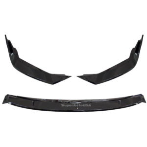 2020-2024 Toyota Corolla LE/XLE Gloss Black Front Lip - Image 3