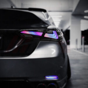 2018-24 Toyota Camry Nike Style LED Tail Lights - RGB - Image 3