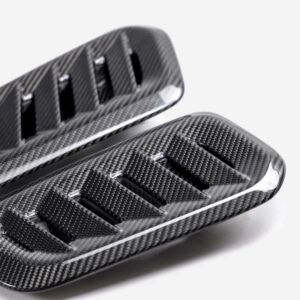 Dry Carbon Fiber Hood Vents for 2023-2026 Toyota GR Corolla - Gloss - Image 4