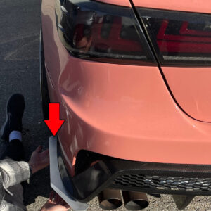 2018-2024 Toyota Camry HRS-SEMA Carbon Rear Spats - Image 3